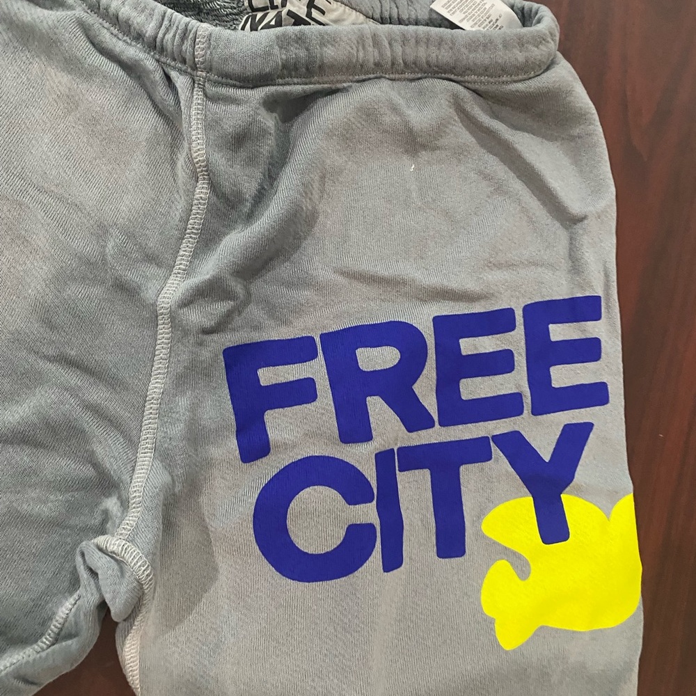FREE CITY SUPERFLUFF LUX OG sweatpant - grey art - Picture 3 of 5